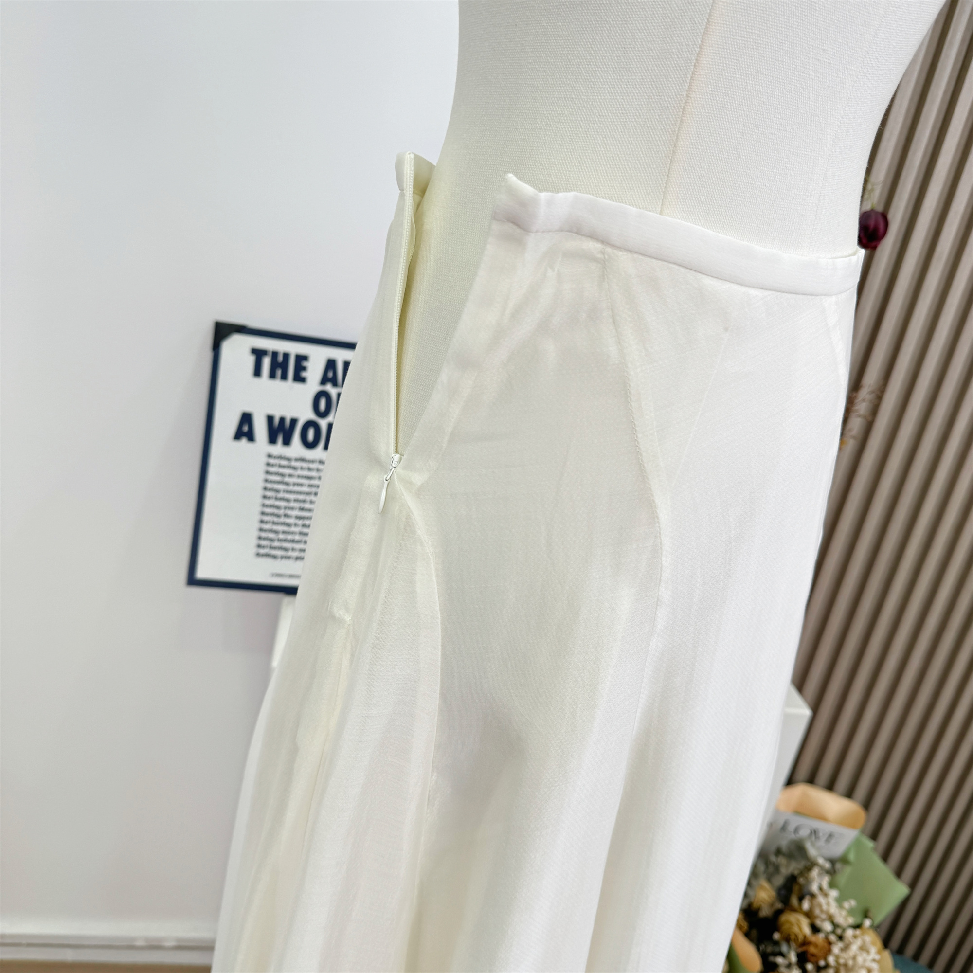 CHU Xiaochu Moonlight Scatter Tencel Flowy Skirt with Irregular Hem - Image 3