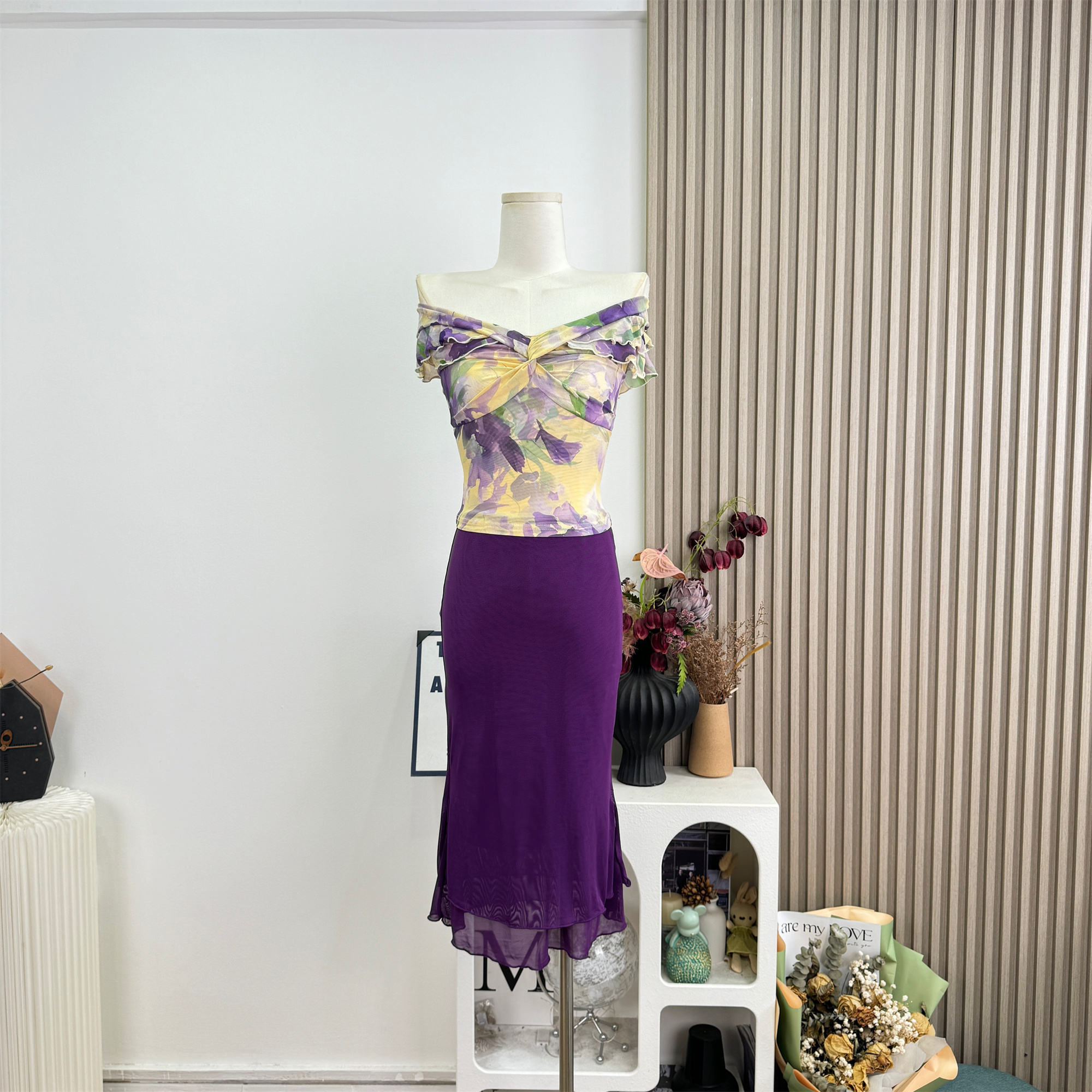 Fart Shop Light Summer Dream Mid-Waist Sexy Double-Layer Mesh Skirt Women Spring Summer Bodycon Mermaid Skirt - Image 3