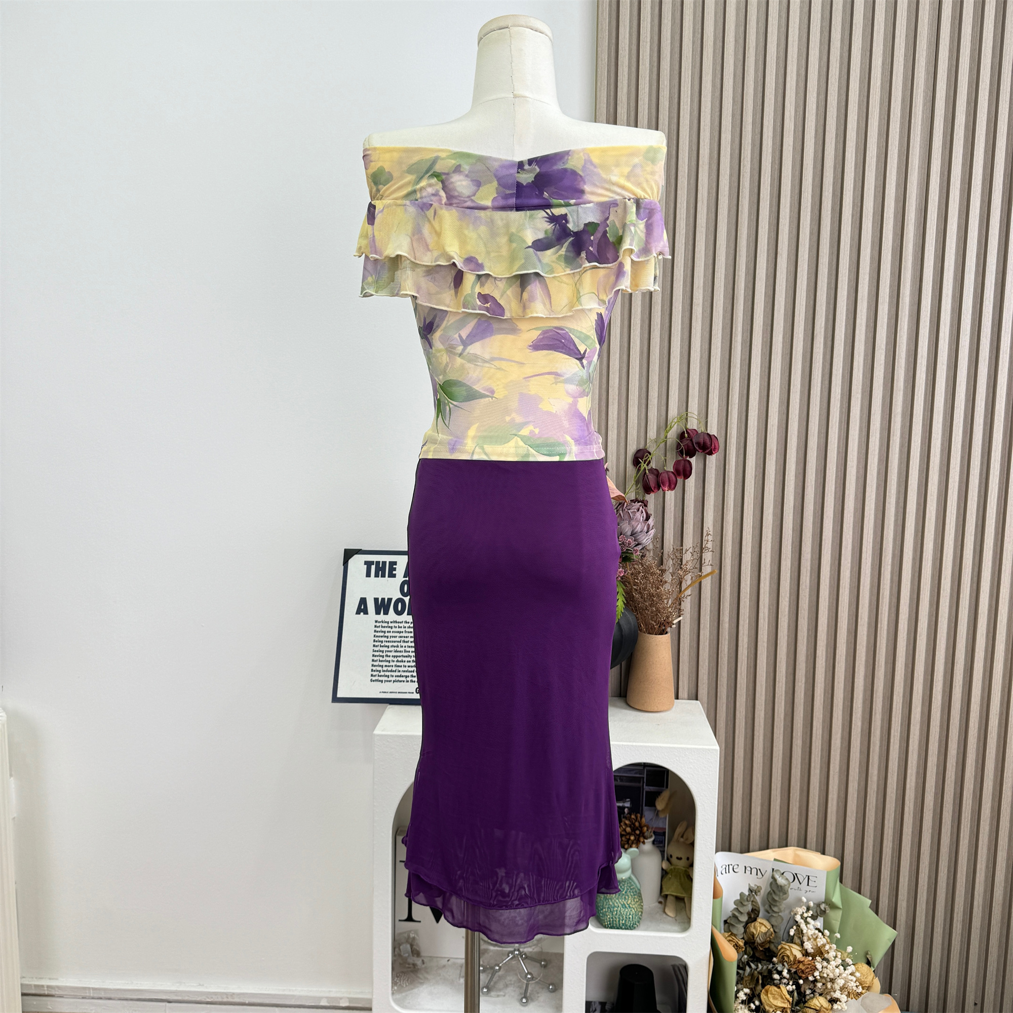 Fart Shop Light Summer Dream Mid-Waist Sexy Double-Layer Mesh Skirt Women Spring Summer Bodycon Mermaid Skirt - Image 4