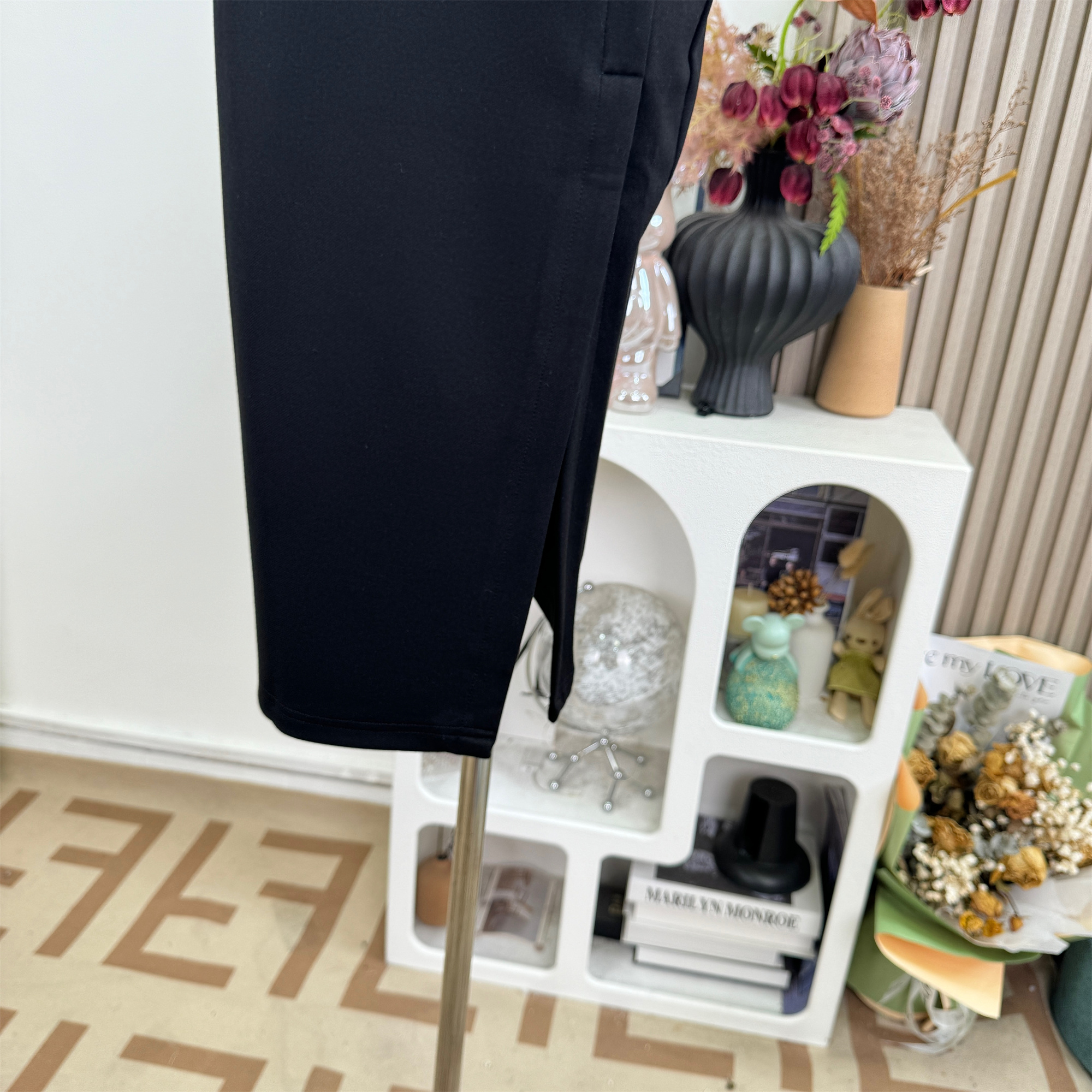 Fart Shop Vinyl Roaming Record High Waist Split Bodycon Midi Skirt for Women - Image 3