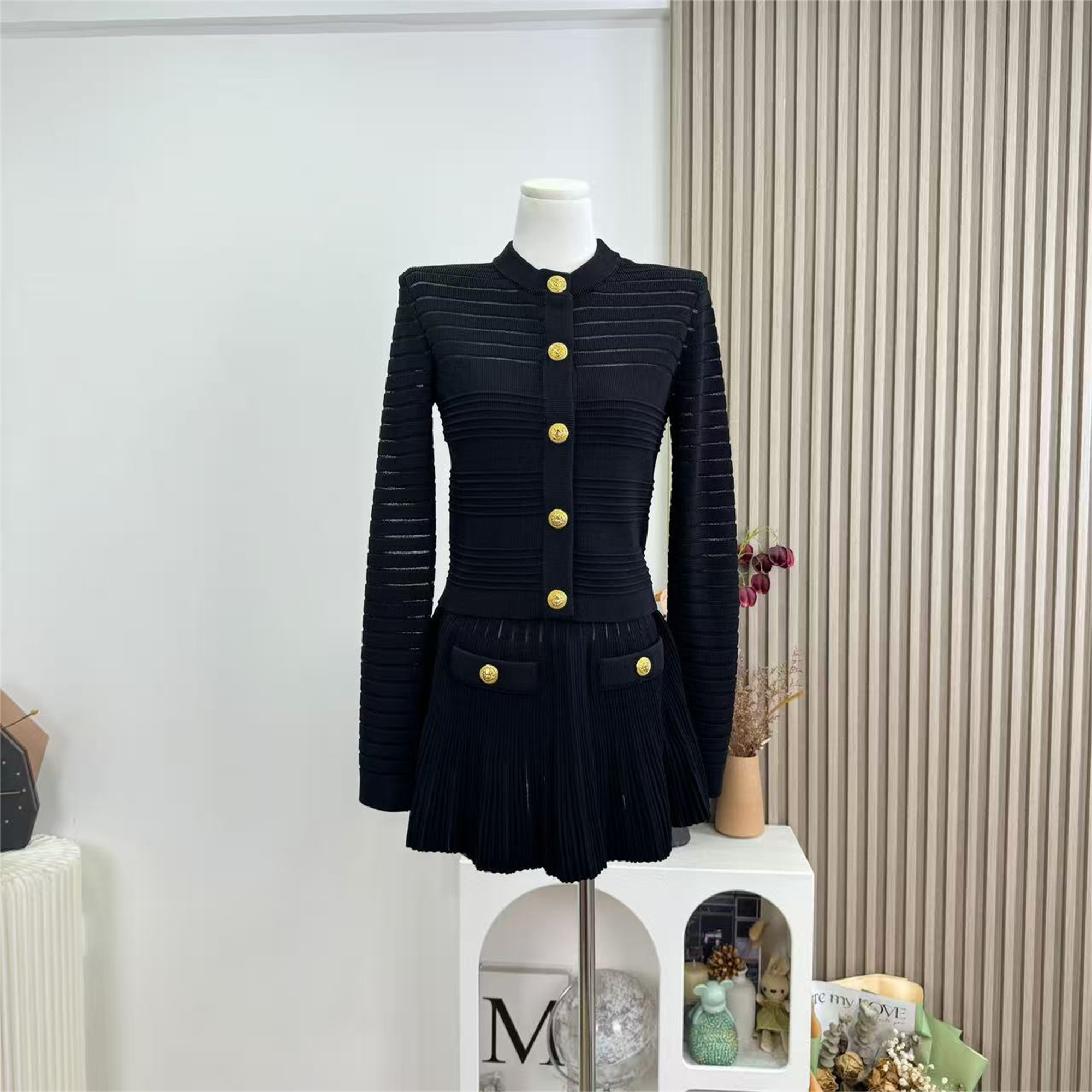 retro-hollow-striped-knit-two-piece-set-with-gold-button-cropped-cardigan-and-pleated-a-line-skirt_1