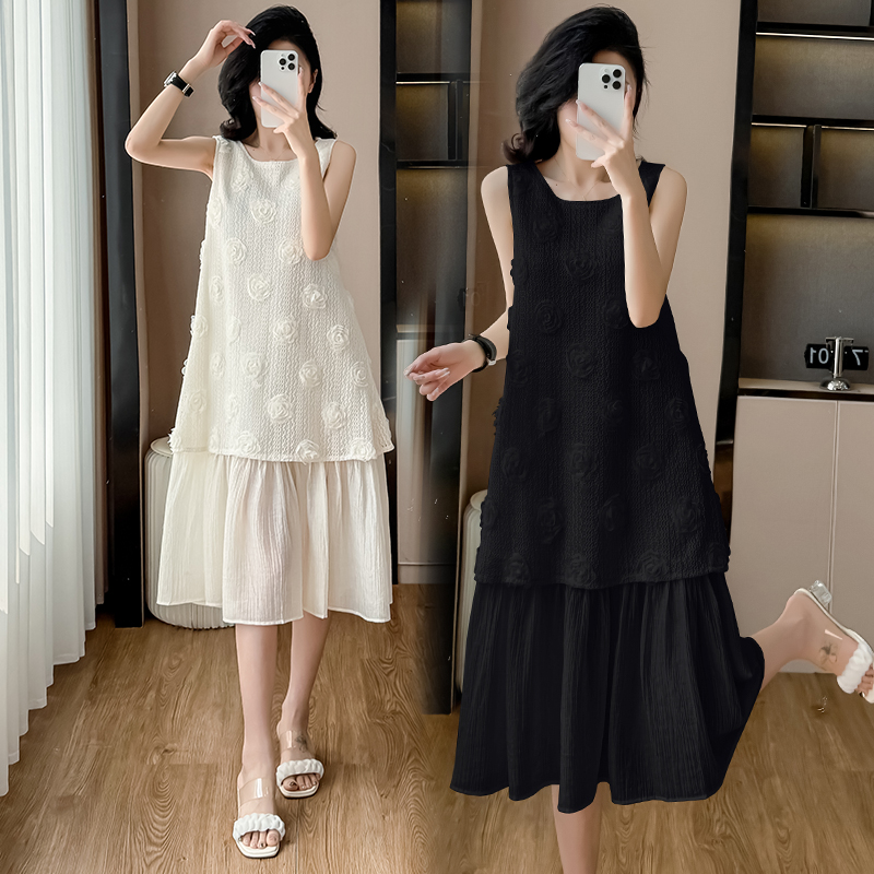 Women's Sleeveless Chiffon Maxi Dress 2025 Summer Beach Vacation - Image 2