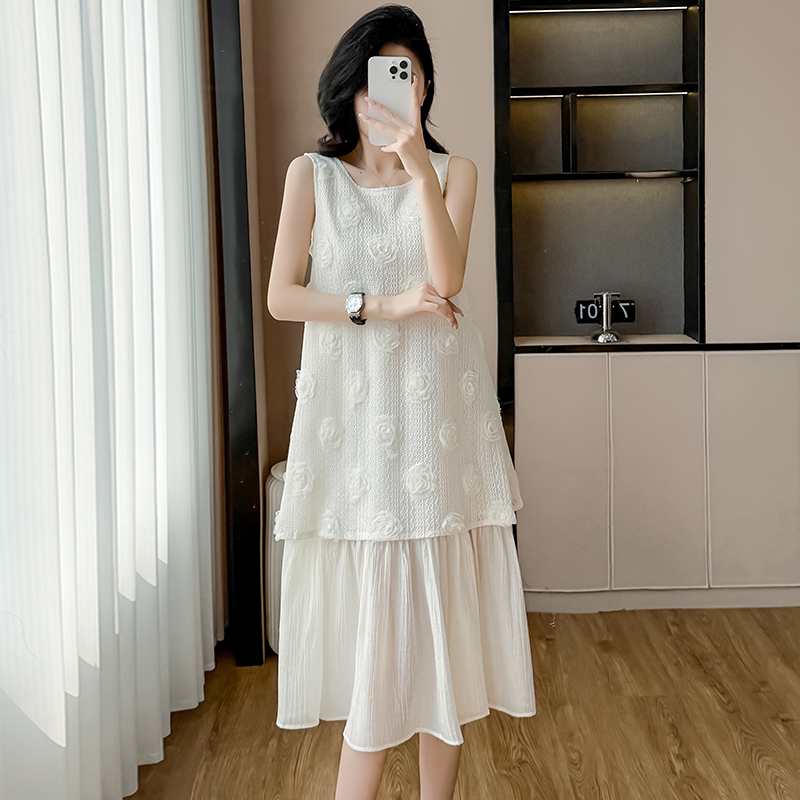 Women's Sleeveless Chiffon Maxi Dress 2025 Summer Beach Vacation - Image 3